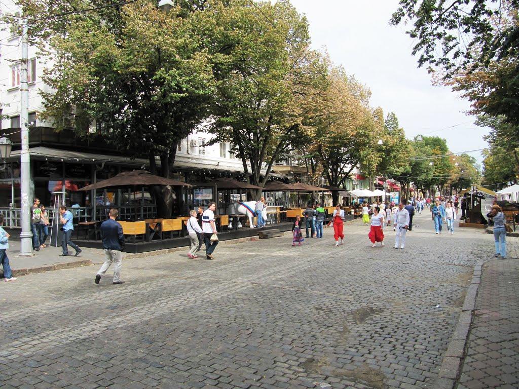 Apartment In Deribasovskay Street 20 敖德萨 外观 照片
